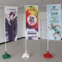 Pleine couleur imprimé 60x160cm personnalisé Nobori Design publicité drapeau bannière pour intérieur extérieur promotionnel décoration drapeaux