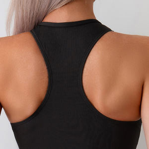 Maillot de bain une pièce de couleur unie pour femmes, noir, col haut, fermeture éclair sur le devant, maillot de bain de compétition, Smlxl, fibre de polyester - Product Image 3