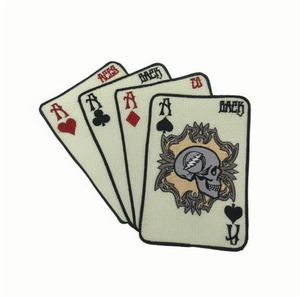 Precio al por mayor de fábrica Venta caliente Fancy Skull Beauty Merrow Edge Parche bordado térmico en la parte posterior - Product Image 4