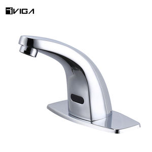 صنبور مياه ذكي بمستشعر تلقائي, صنبور مياه ذكي بمستشعر تلقائي يعمل بالأشعة تحت الحمراء ، صنبور حوض للحمام مثبت على سطح السفينة لا يعمل بالأشعة تحت الحمراء باللمس - Product Image 1