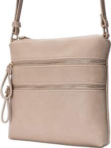 Tasche con tracolla a tracolla portamonete portamonete regolabile Solene borsa a tracolla tascabile Multi cerniera piccola borsa a tracolla - Product Image 2