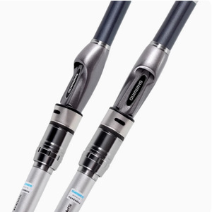 Canne à pêche marine Shimano 23 Multi avec guides SIC pour la pêche en roche, en bateau et en eau salée, couleur gris argenté - Product Image 2