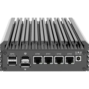 Hot bán Intel n305/N100 không quạt <span class=keywords><strong>mini</strong></span> máy tính 16GB DDR5 256GB M.2 SSD 4x2.5gbe VPN <span class=keywords><strong>router</strong></span> tường lửa Linux <span class=keywords><strong>Mini</strong></span> PC mới chúng tôi cắm - Product Image 1