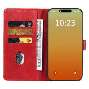 サムスンギャラクシーs24ウルトラ電話ケースカードホルダー財布財布フリップモバイルレザーユニバーサルフリップ電話ケースA 15 A14 S24 - Product Image 4