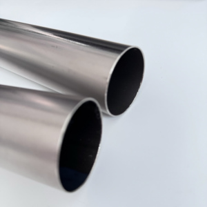 Tubo de Escape de Titanio Personalizable de 1.5-5 Pulgadas, Tubo Recto de Acero Inoxidable F90 <span class=keywords><strong>M5</strong></span> Gr2, 1.5 mm de Espesor, Pulido - Product Image 1