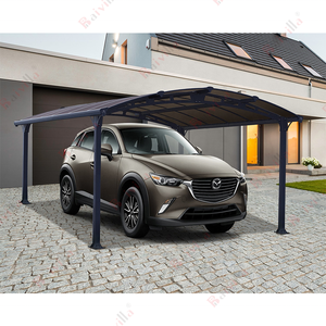 Imperméable à l'eau protection Solaire Polycarbonate dôme carport Structure <span class=keywords><strong>en</strong></span> aluminium <span class=keywords><strong>pas</strong></span> <span class=keywords><strong>cher</strong></span> <span class=keywords><strong>abri</strong></span> <span class=keywords><strong>kit</strong></span> avec tuyau de Vidange - Product Image 1
