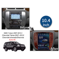 Autoradio Android pour GMC Yukon pour Chevrolet Tahoe Silverado 2007-2012 Style Tesla, Navigation de voiture stéréo