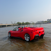 Ferrari Jet Car 170 de luxe sur mesure 2026 °   Structure à trois coques Angle Drift avec moteur Yamaha pour parcs aquatiques, divertissements marins et loisirs nautiques