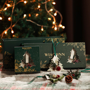 เทียนหอมระเหยกลิ่นขี้ผึ้งถั่วเหลืองหรูหราสำหรับกล่องของขวัญของตกแต่งบ้านกลิ่นอีสเตอร์และคริสต์มาส - Product Image 6