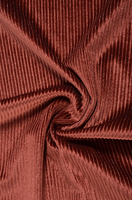 Tissu jacquard en velours à rayures, tricoté chaîne, teint uni, élastique, personnalisable pour robes, ameublement et textile de maison