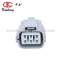 Conector Automotriz Impermeable de 6 Vías/Pines/Pólos/6P Hembra Gris para Pedal de Acelerador para Toyota 6189-0323