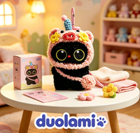 Porte-clés en peluche chat noir mignon de haute qualité avec sweat à capuche rose pour enfants, jouet en peluche doux, personnage de dessin animé, poupée en peluche