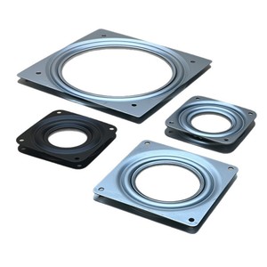 Base Giratoria Cuadrada de Acero Laminado en Frío, con Rotación Libre de 360 Grados, para Exhibición de Muebles de Interior - Product Image 4