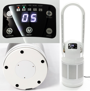 3 funzione in 1 torre senza pale intelligente riscaldamento di raffreddamento e qualità dell'aria ventilatore di purificazione - Product Image 5