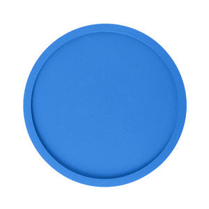 Creative <b>Black</b> Non-slip Insulation Round 10cm Thick Soft PVC <b>coaster</b> Custom <b>coaster</b> - Product Image 6