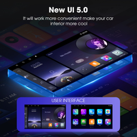 Écran tactile de 9 pouces Prise en charge de l'écran partagé CarPlay Android Auto Autoradio universel Système Android Lecteur multimédia