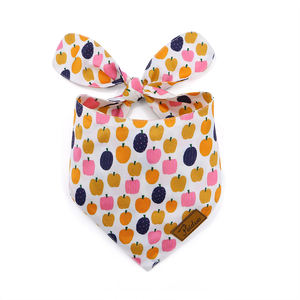 وشاح قابل للتعديل مطبوع حسب الطلب للكلاب، باندانا للحيوانات الأليفة للشتاء والصيف والربيع، مصنوع من القطن والصوف والبوليستر والخيزران، إكسسوار بشعار الحيوان - Product Image 4