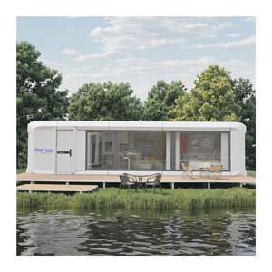 モダンデザインプレファブモジュラースペースカプセル防水ホーム屋外用オフィスビル & 倉庫用 - Product Image 1