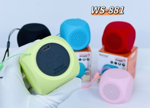 WS-881 Mini Xách Tay Bluetooth Loa Không Dây Âm Thanh Tốt Đẹp Hệ Thống TWS Du Lịch FM Đài Phát Thanh Âm Thanh Loa Với Dây Buộc - Product Image 6