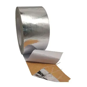 Scrim en feuille d'aluminium Scrim Kraft Foil-Scrim-Kraft 3-Way 2-Way Adhesive Insulation Hot Melt Glue Acrylic Fsk Tape