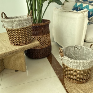 Set of 3 Wicker <strong>Picnic</strong> <strong>Basket</strong> with Handles, Willow Empty Storage <strong>Basket</strong> for Egg , Wine, Candy Gift and <strong>Toy</strong> - Product Image 6
