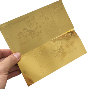 ธนบัตรฟอยล์ชุบทองสำหรับราศีจีนของขวัญปีใหม่ - Product Image 3