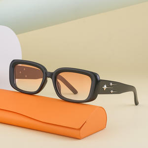 GM同一モデルのファッションスクエアサングラス女性用小フレームサングラスメンズメガネ - Product Image 2