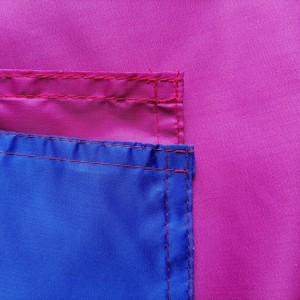 Bereit zum Versand <span class=keywords><strong>LGBT</strong></span> <span class=keywords><strong>BI</strong></span> Bisexual Pride Body Cape Flagge mit Ärmel - Product Image 3