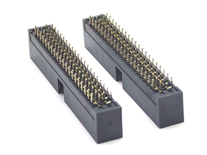 ขั้วต่อ PCB แบบกล่อง DIN 1.27*2.54 มม. แบบตัวผู้ แถวสี่แถว ตรง รูปทรงสี่เหลี่ยมผืนผ้า หน้าสัมผัสทองเหลือง ตัวเรือนไนลอน สูง 10.4 มม. 80 ขา - Product Image 6
