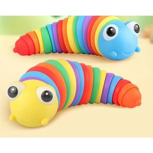 Juguete Antiestrés para Niños 2025, Nuevo Diseño Creativo de Orugas y Babosas 3D Coloridas de ABS, para Niños de 5 a 7 Años - Product Image 3