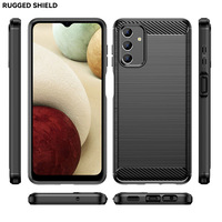 Coque en TPU souple en fibre de carbone de luxe pour Samsung Galaxy S24 S23 S22 Plus Ultra M52 A53 A33 A73 5G A03 Core Couverture arrière de téléphone