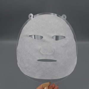 Y312 34g Masque en tissu pour le visage en velours <span class=keywords><strong>d</strong></span>'<span class=keywords><strong>eucalyptus</strong></span> 3ème génération, Matières premières pour masques, Substrat invisible, Fourniture OEM - Product Image 1