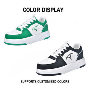 Chaussures basses unisexes à plateforme cachée de 8 cm, baskets décontractées, OEM/ODM, logo personnalisable, couleur tendance, chaussures à blocs de couleur - Product Image 2