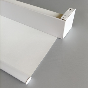 Fenêtre rouleau store ombre système embrayage composant support <span class=keywords><strong>Kit</strong></span> partie supérieure 3 pouces L forme Cassette cantonnière Snap carré couverture Fascia - Product Image 5