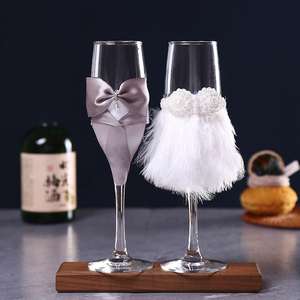 Flûtes à <span class=keywords><strong>champagne</strong></span> gravées en forme de cœur d'amour, verres à <span class=keywords><strong>champagne</strong></span> en cristal pour la mariée et le marié, ensemble cadeau pour <span class=keywords><strong>anniversaire</strong></span>, fiançailles, mariage - Product Image 5