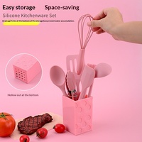 Ensemble d'ustensiles de cuisine en silicone 7 pièces, mini-outils de cuisson pour la diversification alimentaire des enfants, antiadhésifs et résistants aux hautes températures