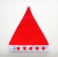 2022 אמזון מכירה לוהטת סיטונאי זול Led חג המולד כובע למבוגרים עם כוכב מעוטר gorra דה navidad