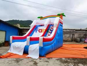 Videur <span class=keywords><strong>gonflable</strong></span> certifié CE de <span class=keywords><strong>lac</strong></span> d'enfants <span class=keywords><strong>avec</strong></span> la piscine de toboggan aquatique Château <span class=keywords><strong>gonflable</strong></span> d'amusement de grands enfants à vendre - Product Image 4