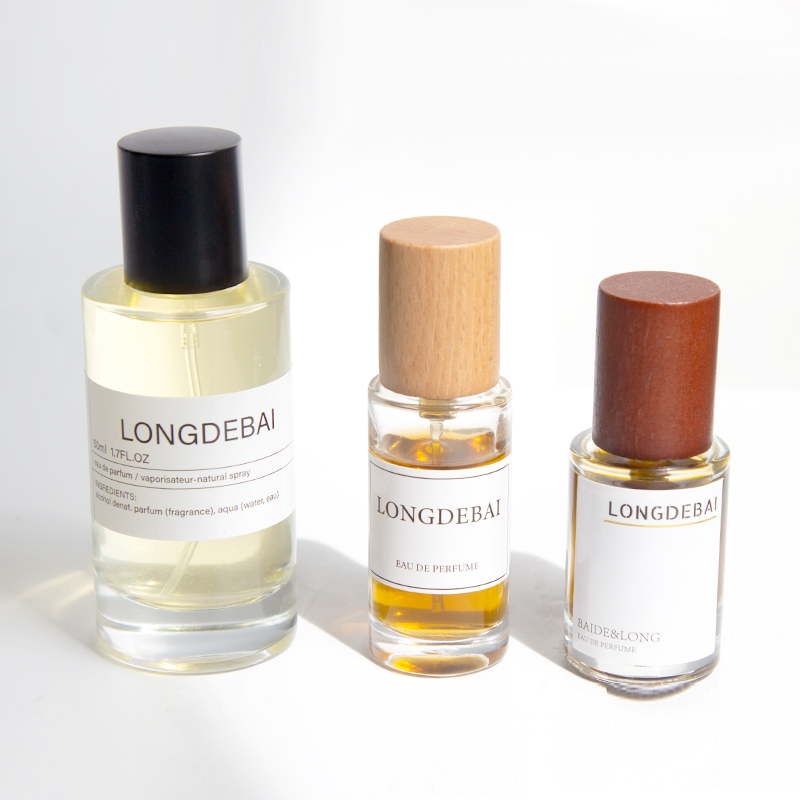 Bouteille en verre transparent