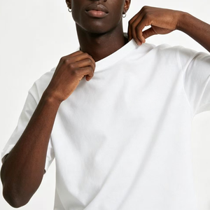 T-shirt ODM di Qualità OEM 100% Cotone, Alta Qualità, Casual, Senza Marchio, Oversize con Tasca, Abbigliamento da Lavoro T 1.1 LOGO Qualità - Product Image 6