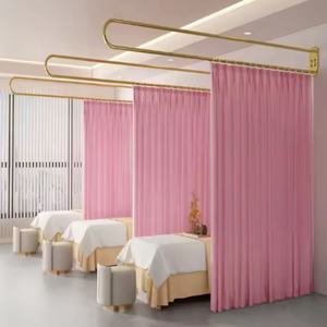 Support de rideau de séparation en fer forgé en forme de U pour lit de beauté, salon de beauté, lit de physiothérapie - Product Image 3