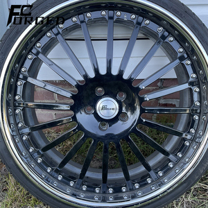Jantes concaves profondes en alliage forgé en deux parties 5x114.3 5x112, 18 19 20 21 22 pouces, style JDM, <span class=keywords><strong>pour</strong></span> GTR 32 34 - Product Image 3