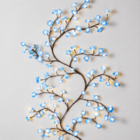 Lampe LED décorative en forme de branche de cerisier à brancher sur prise, éclairage décoratif pour intérieur et fêtes
