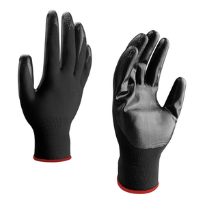 Gants de travail en polyester ultra-fins enduits de PU, excellente adhérence, noirs, pour la sécurité, le jardinage, l'entrepôt, travaux légers, imperméables pour hommes - Product Image 3