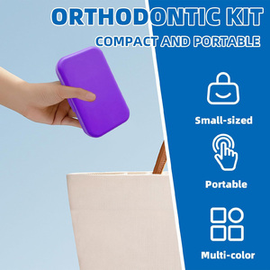 Portable Oral Hygiene Kit Transparent Dental Tray Organizer Plastic Storage <b>Case</b> <b>with</b> <b>Toothbrush</b> Floss Picks and Cleaning Tools - Product Image 4