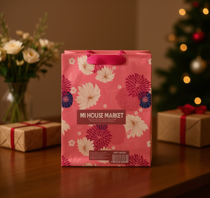 Bolsa de Regalo Mi House Market 28cm X 12cm X 20cm con Diseño Floral, Estilo Moderno - Product Image 2