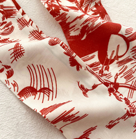 Sjaals Dames Alfabetische Print Luxe Zijden Portemonnee Decoratie Accessoires voor Vrouwen Geprint Handtas Tas Sjaal Strik Zijde
