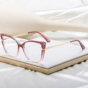 95276 Fashion Cat Eye occhiali da vista luce blu blocco Gafas belle donne occhiali cornice oculos cornice in vetro - Product Image 1