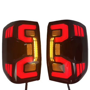 YBJ accessoires de voiture pour <span class=keywords><strong>Ford</strong></span> Ranger WILDTRAK T9 2022 2023 2024 arrière DRL frein feu de recul clignotant feu arrière - Product Image 1