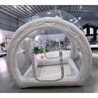 Tente bulle gonflable en PVC transparent, dôme igloo, maison ballon, maison bulle gonflable pour mariage en plein air, fête, enfants et adultes